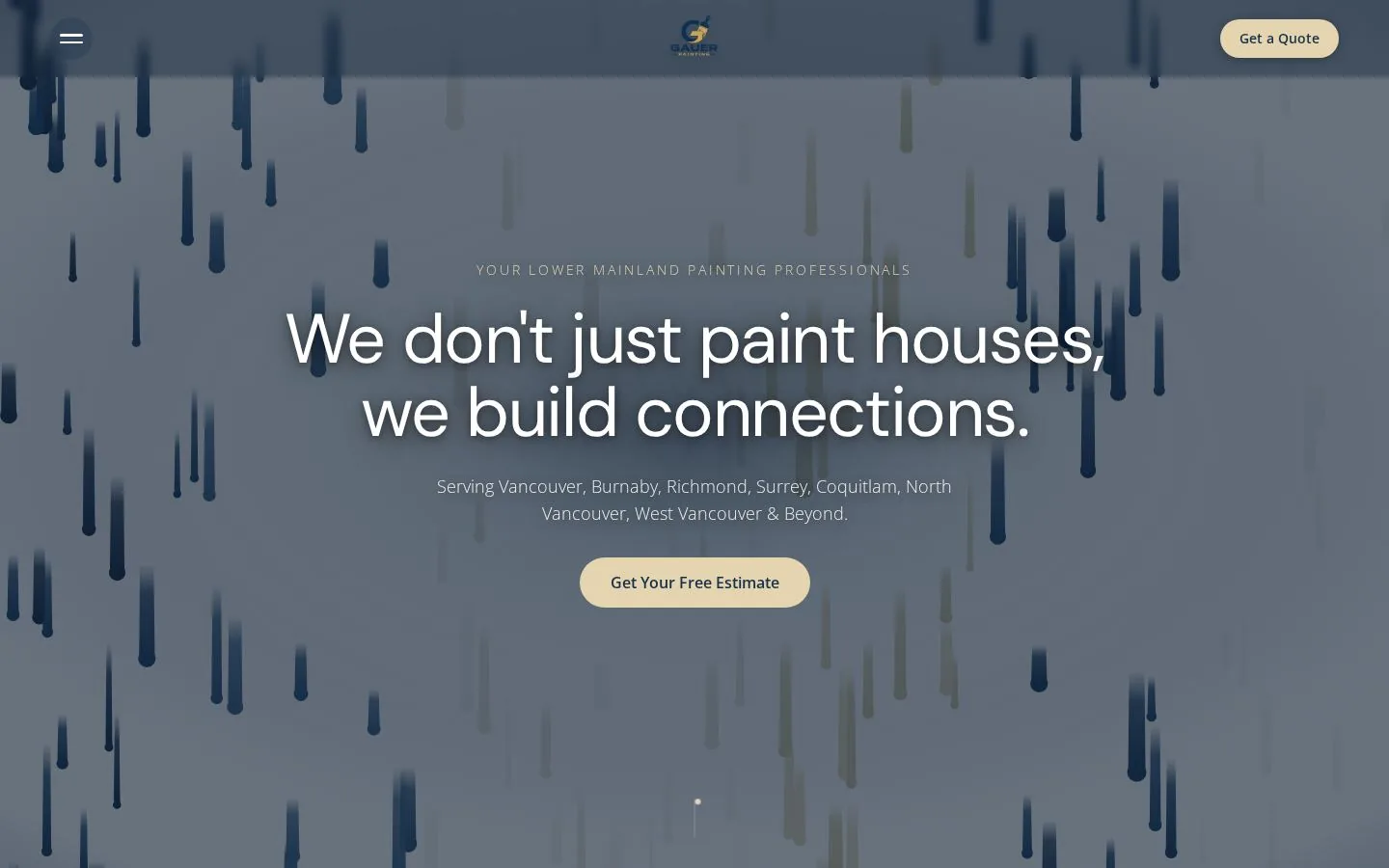 Gauer Painting. Vancouver's premium house painters. Free estimates, five-star finish.